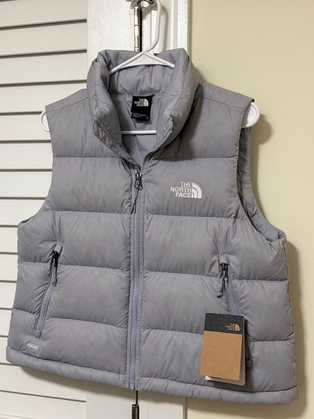 The North Face Gray Quilted Insulated Puffer Vest